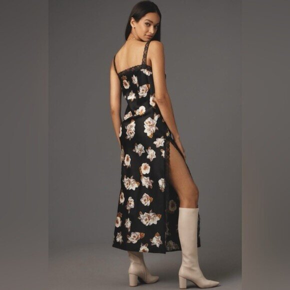 NWT Size S - Anthropologie Lace-Trimmed Reversible Slip Dress (NWT US$ 128) - Picture 2 of 16